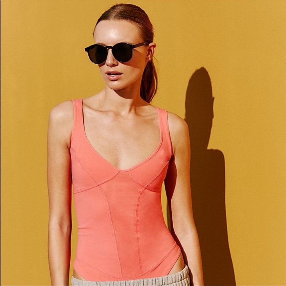 NWT Free People Heart Of Gold Leotard / Bodysuit - Picture 3 of 13